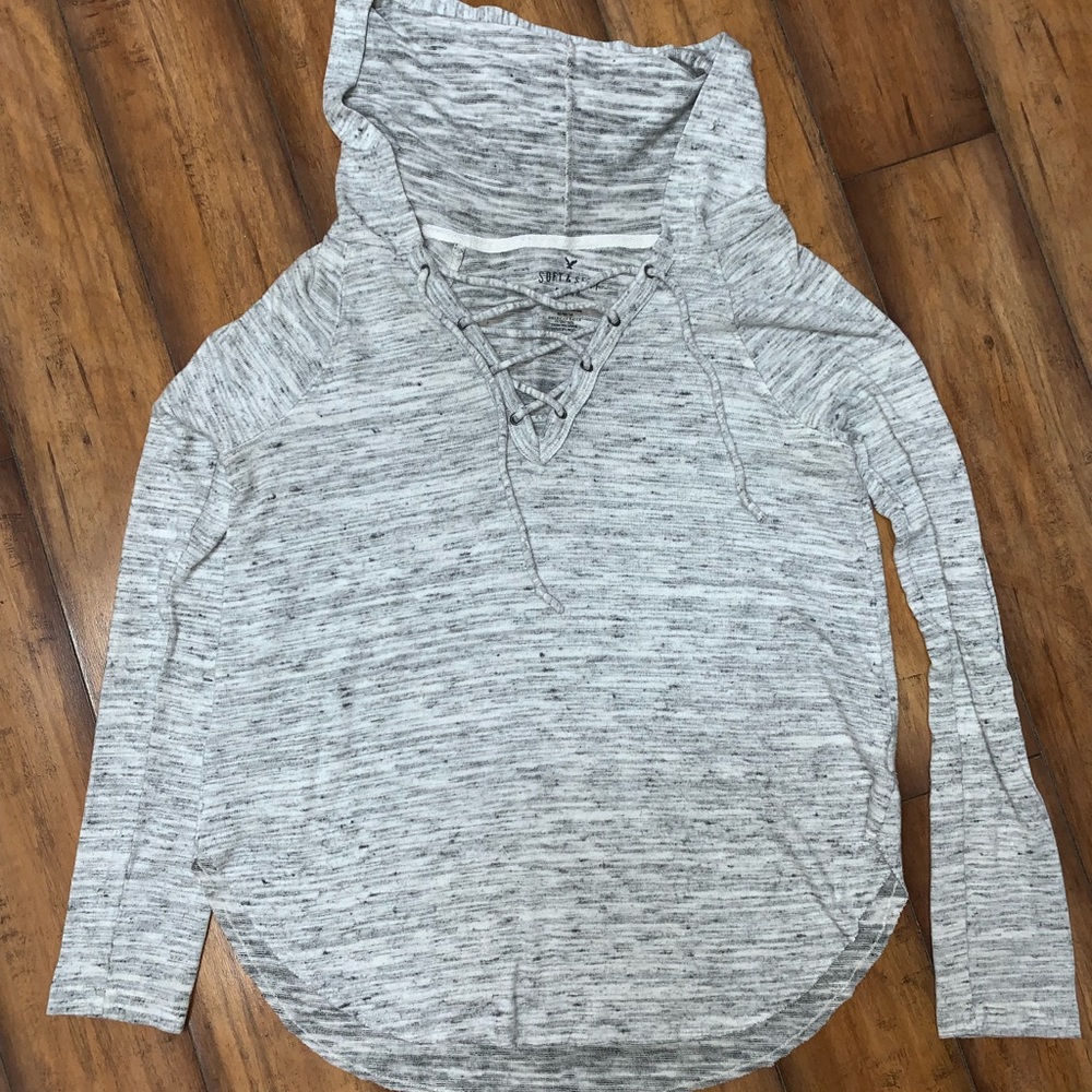 American eagle soft and sexy long sleeve cross